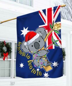 Fa La La La La Koa La La Koala Christmas Australian Flag BNN737F