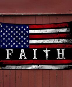 faith in god jesus grommet flag qnn43gfv1 3544