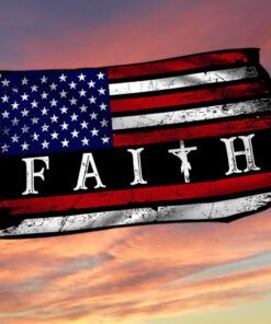 Faith In God Jesus Grommet Flag QNN43GFV1