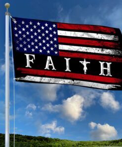faith in god jesus grommet flag qnn43gfv1 8980