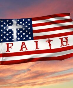 Faith In God Jesus Grommet Flag QNN43GFV2