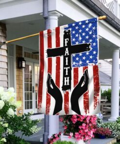 Faith Jesus American Flag TQN206F