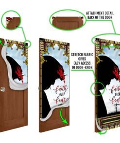 faith over fear door cover 6338
