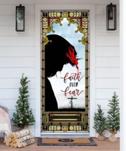 faith over fear door cover 6347
