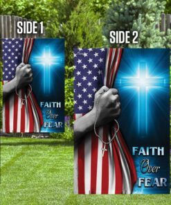 faith over fear flag 3417