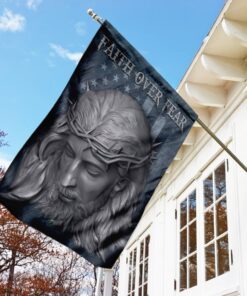 faith over fear jesus american u.s. flag 3743