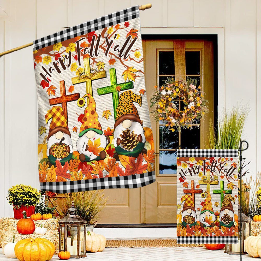 Fall Gnomes Halloween Thanksgiving Door Cover & Banner Home Decor TPT304DS - Image 6