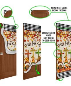 fall gnomes halloween thanksgiving door cover &amp banner home decor tpt304ds 6222