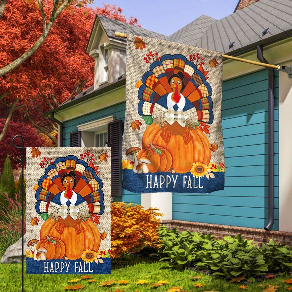 Fall Happy Fall Flag Turkey Decorative LNT546F - Image 5