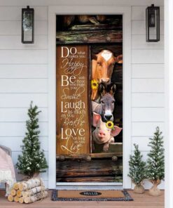 Farm Animals Door Cover