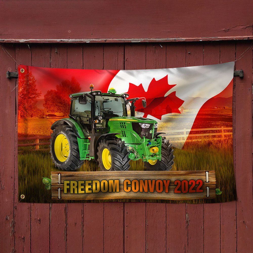 Farmers For Freedom Grommet Flag, Freedom Convoy 2022, Canadian Farmers, Mandate Freedom QNK1065GF - Image 4