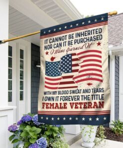 Female Veteran Flag Forever The Title Female Veteran MLH1908F