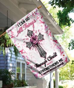 fighting breast cancer flag 3920