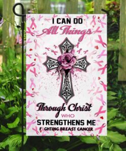 fighting breast cancer flag 6810