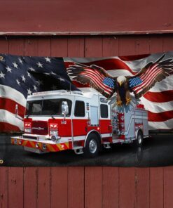fire engine, firefighter american flag thn3712gfv5 1635