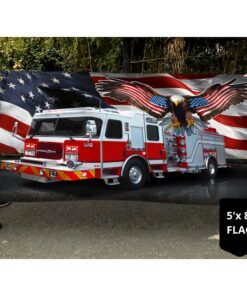 fire engine, firefighter american flag thn3712gfv5 4012