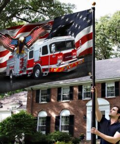 fire engine, firefighter american flag thn3712gfv5 4377