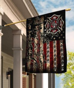 Firefighter. Honor, Respect, Courage Flag