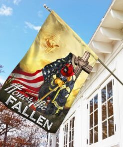 firefighter. honor the fallen flag 1405