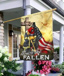 Firefighter. Honor The Fallen Flag