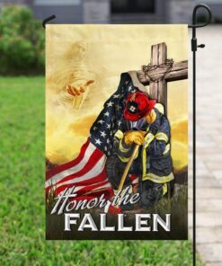 firefighter. honor the fallen flag 2933