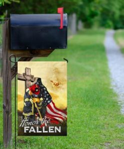 firefighter. honor the fallen flag 8853