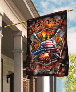 Firefighter. Never Forget Flag