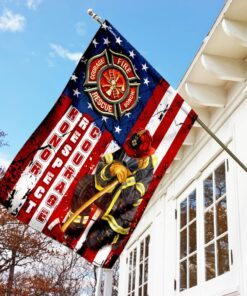 firefighter honor respect courage flag 3933