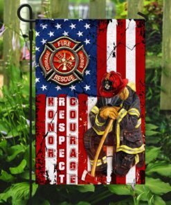 firefighter honor respect courage flag 5280