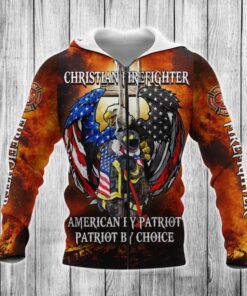 firefighter 3d zip hoodie back the red line love lnt60zh 1435