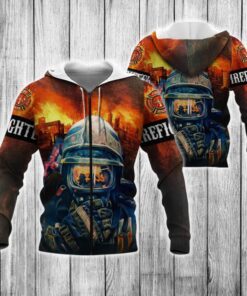 Firefighter 3D Zip Hoodie We Will Always NTB270ZH