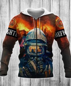 firefighter 3d zip hoodie we will always ntb270zh 8356