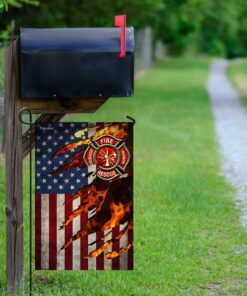 firefighter american flag 1516
