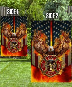 firefighter american flag 1755