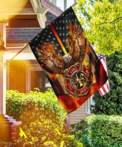 firefighter american flag 2113