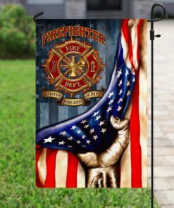 firefighter american flag 3579