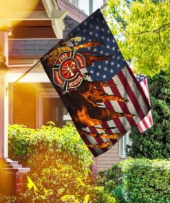 firefighter american flag 3675