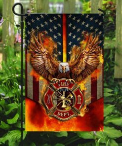 firefighter american flag 4344