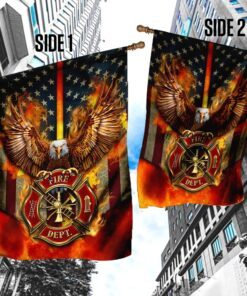 firefighter american flag 6863