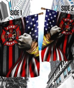 firefighter american flag 7236
