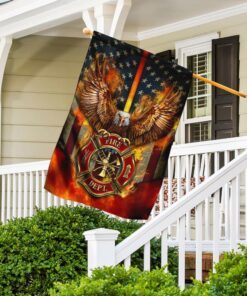 firefighter american flag 7805