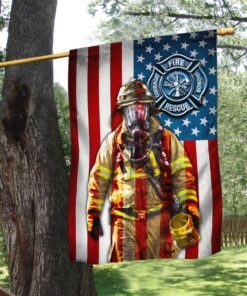 Firefighter American Flag MLH1889F