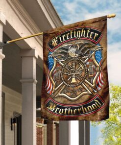 firefighter brotherhood flag 3038
