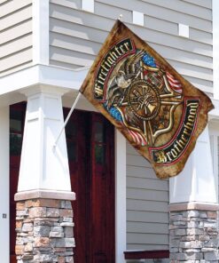 firefighter brotherhood flag 4981
