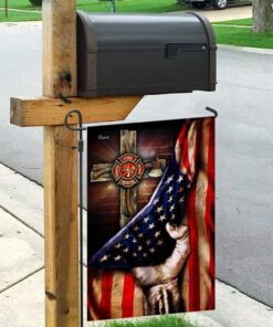 firefighter christian cross flag 1853