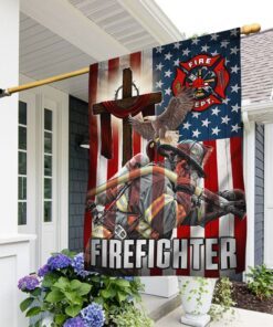 Firefighter Cross Flag LHA1944F