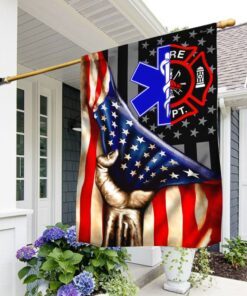 Firefighter EMT Flag American First Responder DBD3469F