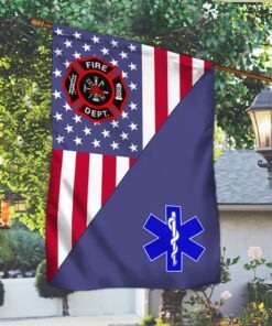 firefighter emt flag first responder firefighter emt flag trl1761f 1100