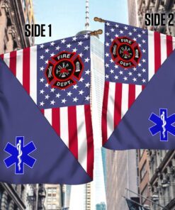 firefighter emt flag first responder firefighter emt flag trl1761f 4502