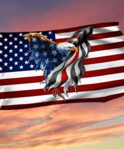 Firefighter Flag. The Thin Red Line Flag American Eagle Flag THB3440GFv3